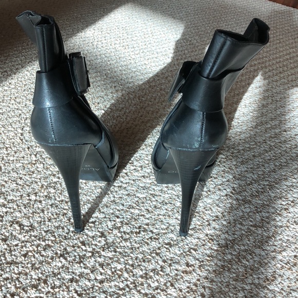 Aldo Leather Heeled Bootie - Picture 5 of 7